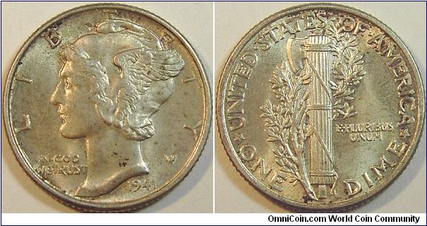 1941 Mercury, One Dime