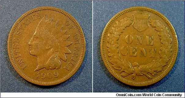 1909 Indian Head Cent