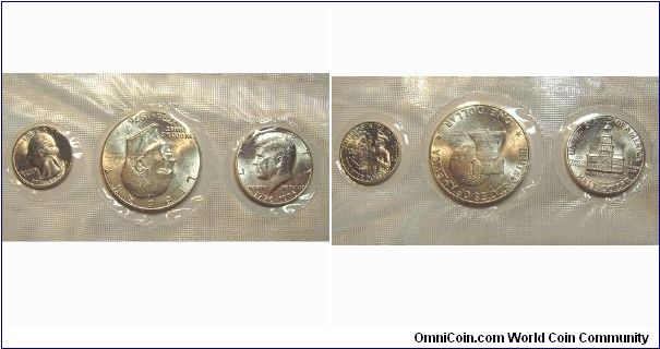 1976S United States Bicentennial Silver Uncirculated Set 1776-1976