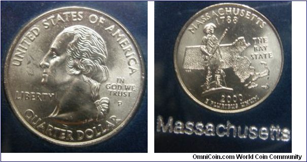 2000 US Mint Commemorative Quarters Philadelphia Set