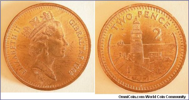 2 Pence
Elizabeth II