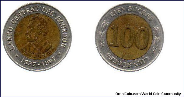 1997 100 Sucres