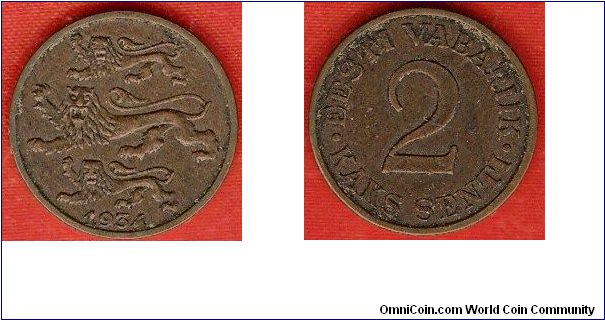 First Republic
2 senti
bronze