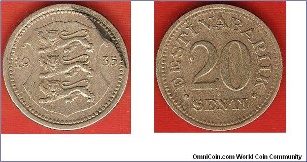 First Republic
20 senti
nickel-bronze