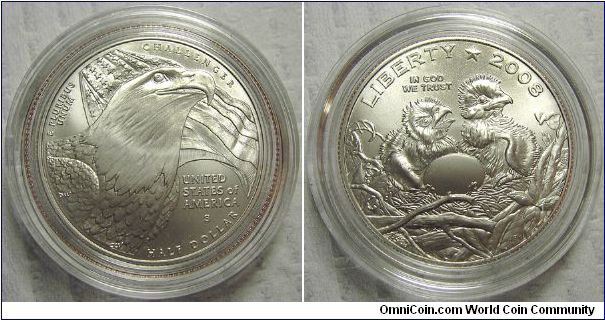 2008S Bald Eagle Commemorative Uncirculated Clad Half Dollar