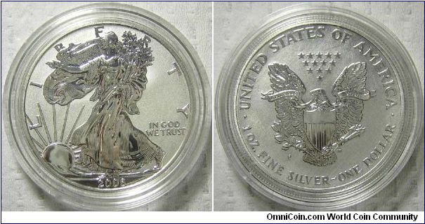 2006P American Eagle Silver Reverse Proof One Dollar
