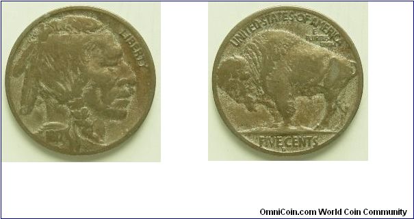 1917D, 5 cents
Buffalo