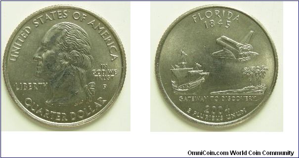2004P, Quarter Dollar.
Florida State