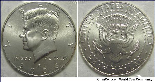2006P Kennedy, Half Dollar