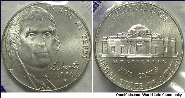 2006P Jefferson, Five Cents
