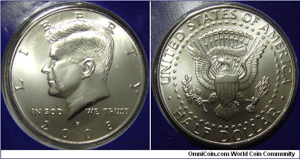 2008P Kennedy, Half Dollar