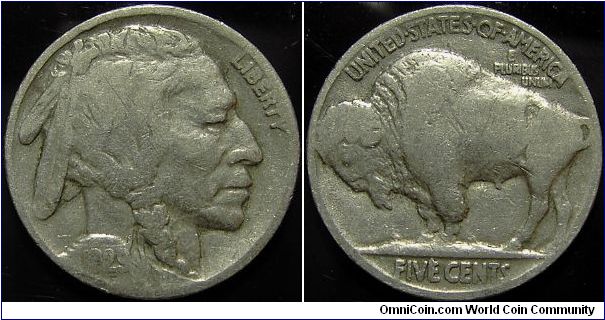 1929 Indian Head, Five Cents (Buffalo)