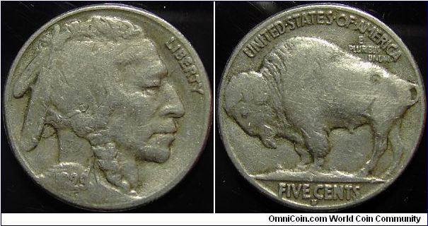 1929S Indian Head, Five Cents (Buffalo)