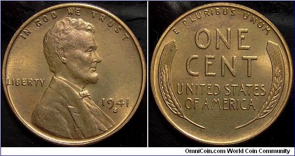 1941S Lincoln, One Cent