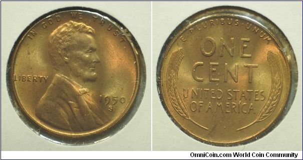 1950S Lincoln, One Cent