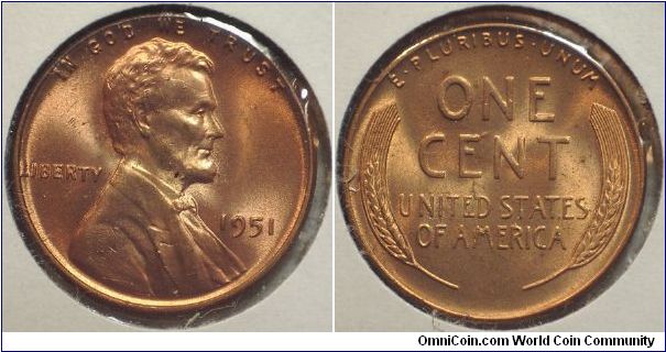 1951 Lincoln, One Cent
