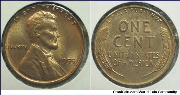1955 Lincoln, One Cent