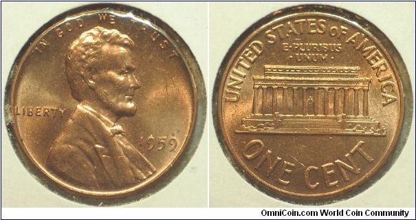 1959 Lincoln, One Cent