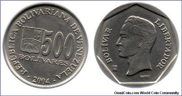 2004 500 Bolivares