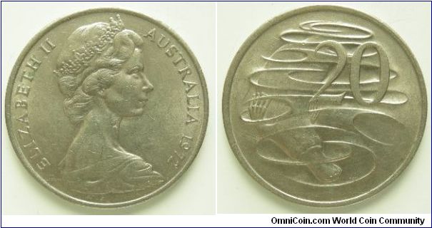 20 cents
Elizabeth II