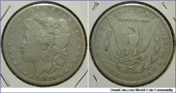 1879S Morgan, One Dollar