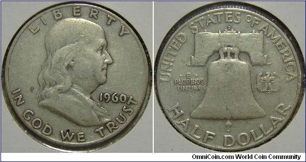 1960D Franklin, Half Dollar
