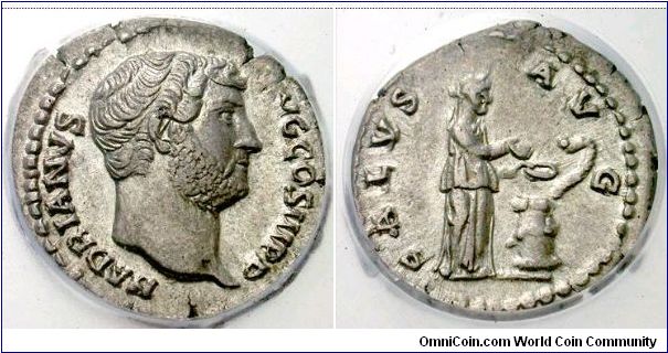 Hadrian AR Denarius