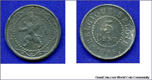 5 cents.
The German occupation of World War I.


Zn.