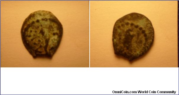 Herod the Great 40-4 B.C. bronze lepton 14mm