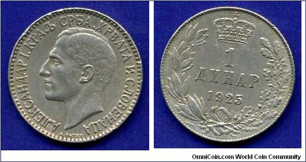 1 Dinar.
Alexander I (1921-1934).


Cu-Ni.