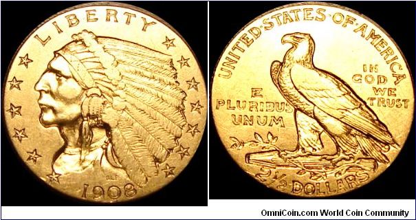 Gold 2 1/2 Dollar