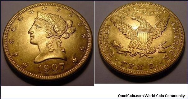 1907 Ten Dollar Gold
Metal Detector Find