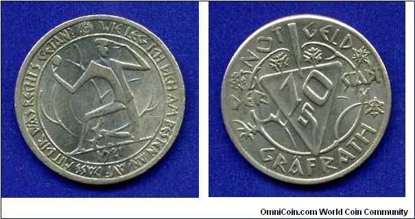 10 pfennig.
Komunna Grafrath in Upper Bavaria.
Notgeld.


Ni.
