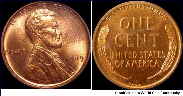 1909 Lincoln Cent Doubled Die Obverse