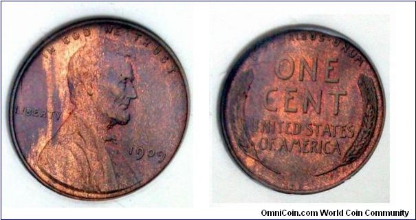 1909 VDB Lincoln Cent