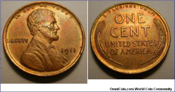 1911 Lincoln Cent