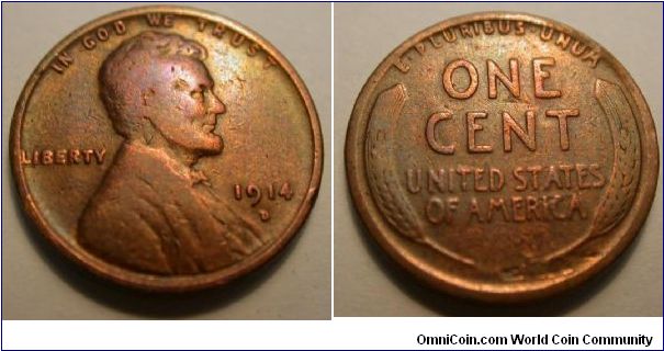 1914-D Lincoln Cent