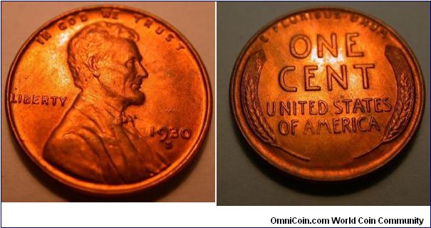 1930-S Lincoln Cent