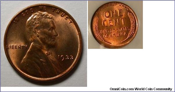 1933 Lincoln Cent