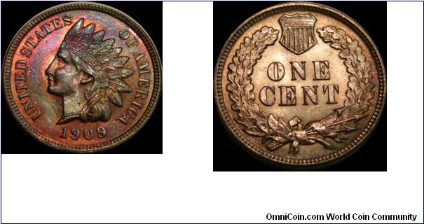 1909 Indian Head Cent