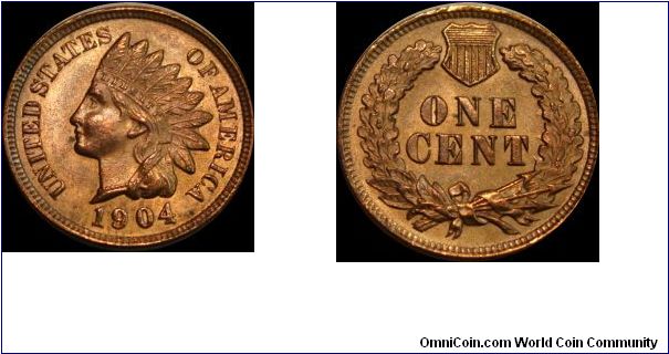 1904 Indian Head Cent