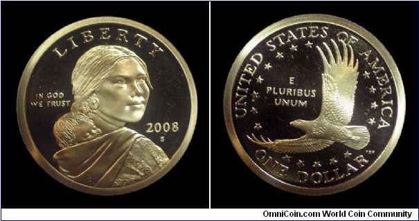 2008S Sacagawea, One Dollar