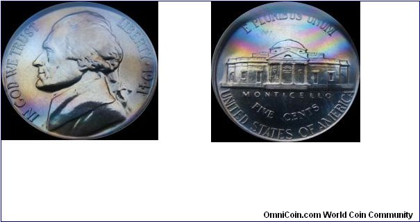 1941 Jefferson Nickel
Proof