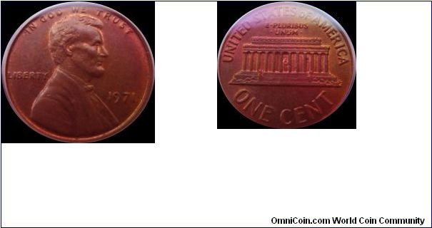 1971 Lincoln Cent
Doubled Die Obverse
PCGS