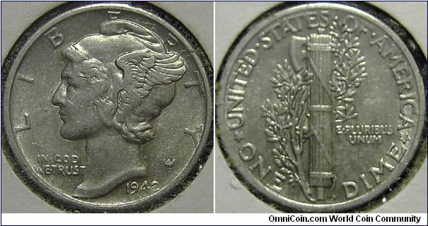 1942 Mercury, One Dime