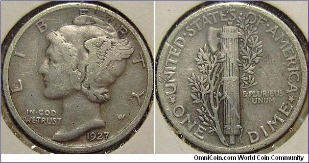 1927 Mercury, One Dime