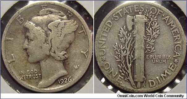 1926 Mercury, One Dime