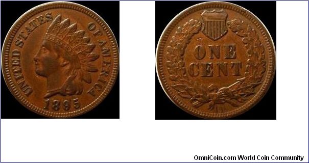 1895 Indian Head Cent