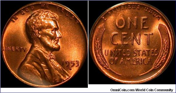 1953-S Lincoln Cent
S/S