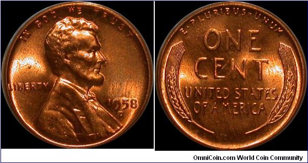 1958 Lincoln cent
1958/7